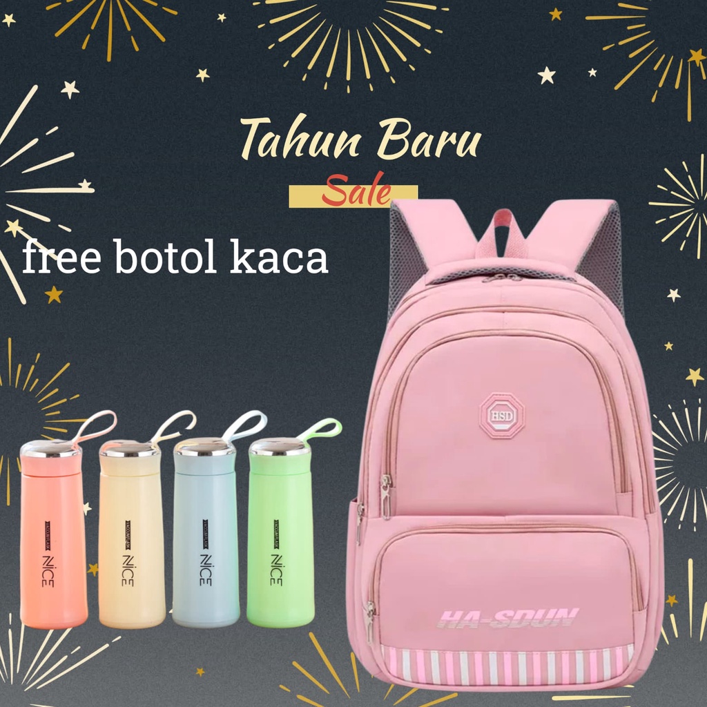 [OLSHOPGROSIRBANDUNG] Tas Ransel Backpack Wanita Import Korea Batam Multifungsi Sekolah Kantor Kekinian Murah Branded Froz