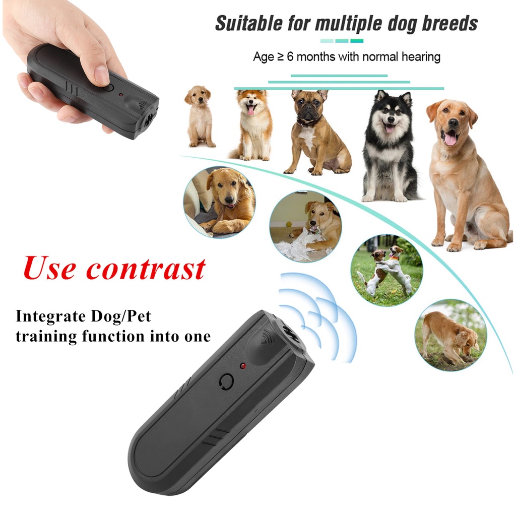 Alat Penjinak/Latih Pengusir Anjing Ultrasonic Dog Repeller Training