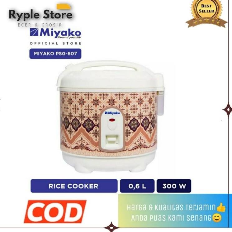 Paling Dicari Miyako rice cooker mini PSG 607 0.6 liter/mejicom/mejikom murah mini