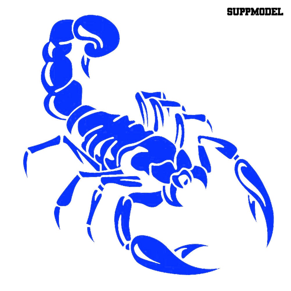 [Dekorasi] Fashion Scorpion Reflektif Mobil Kendaraan Body Hood Jendela Decals Sticker Decor