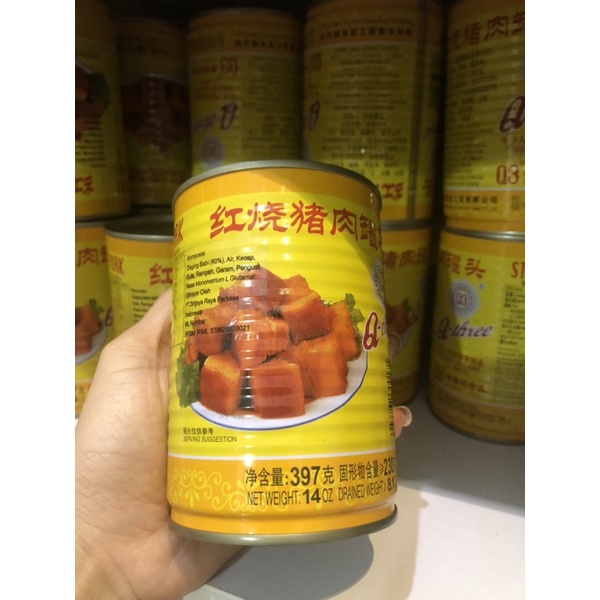 

[NEW] Q-THREE SWETED PORK SAMCAN KALENG BAK KUAN 397GR