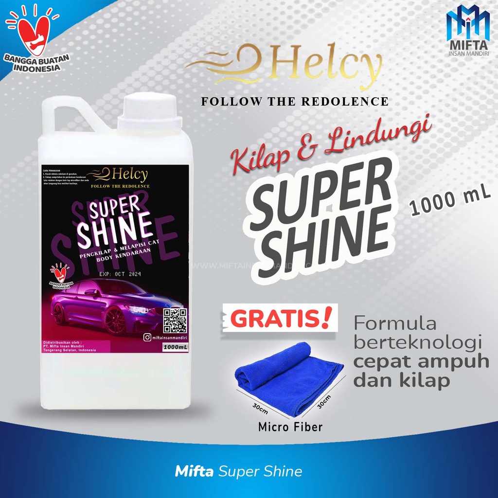 INTERIOR CLEANER SUPER SHINE / PENGKILAP INTERIOR HELCY