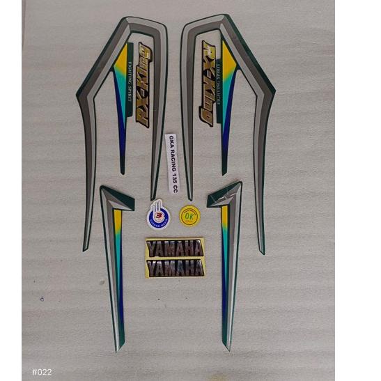 Special Delivery striping sticker lis rx king 2001 lengkap emblem stiker oke garasi