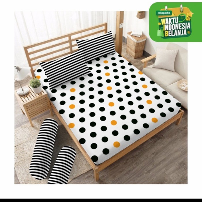 Sprei Queen Kintakun Deluxe Albany 160x200 cm - SPREI QUEEN SIZE {Property Off Liliy Grosir Sprei