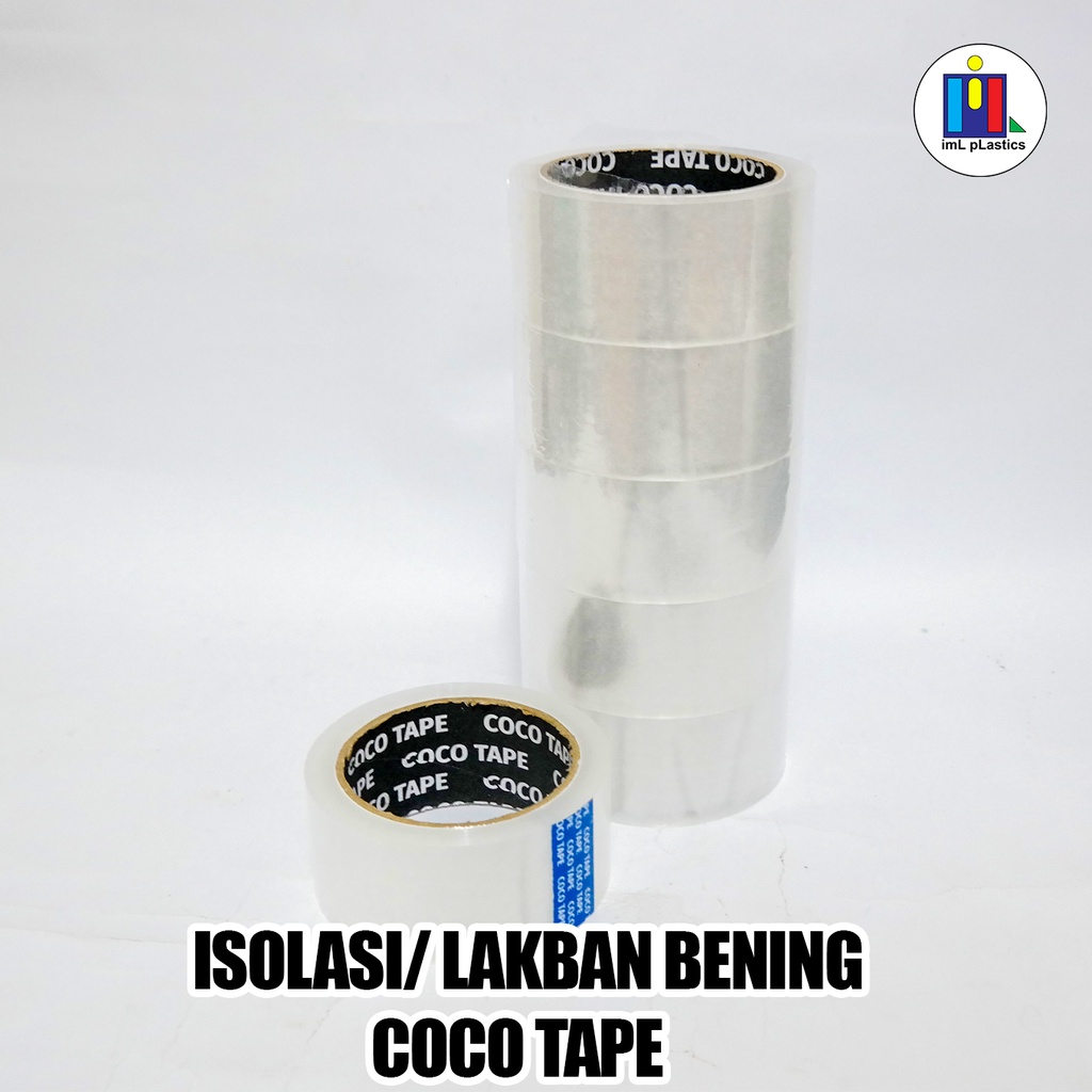 Lakban/Isolasi BENING Coco Tape OPP 45mm x 80yd - 1 pcs