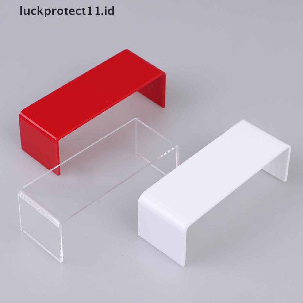 /Fashion Hot// Fashion// 3Pcs/set 3mm Acrylic Display Stand Rak Penyimpanan Showcase Perhiasan Rak Tempat.