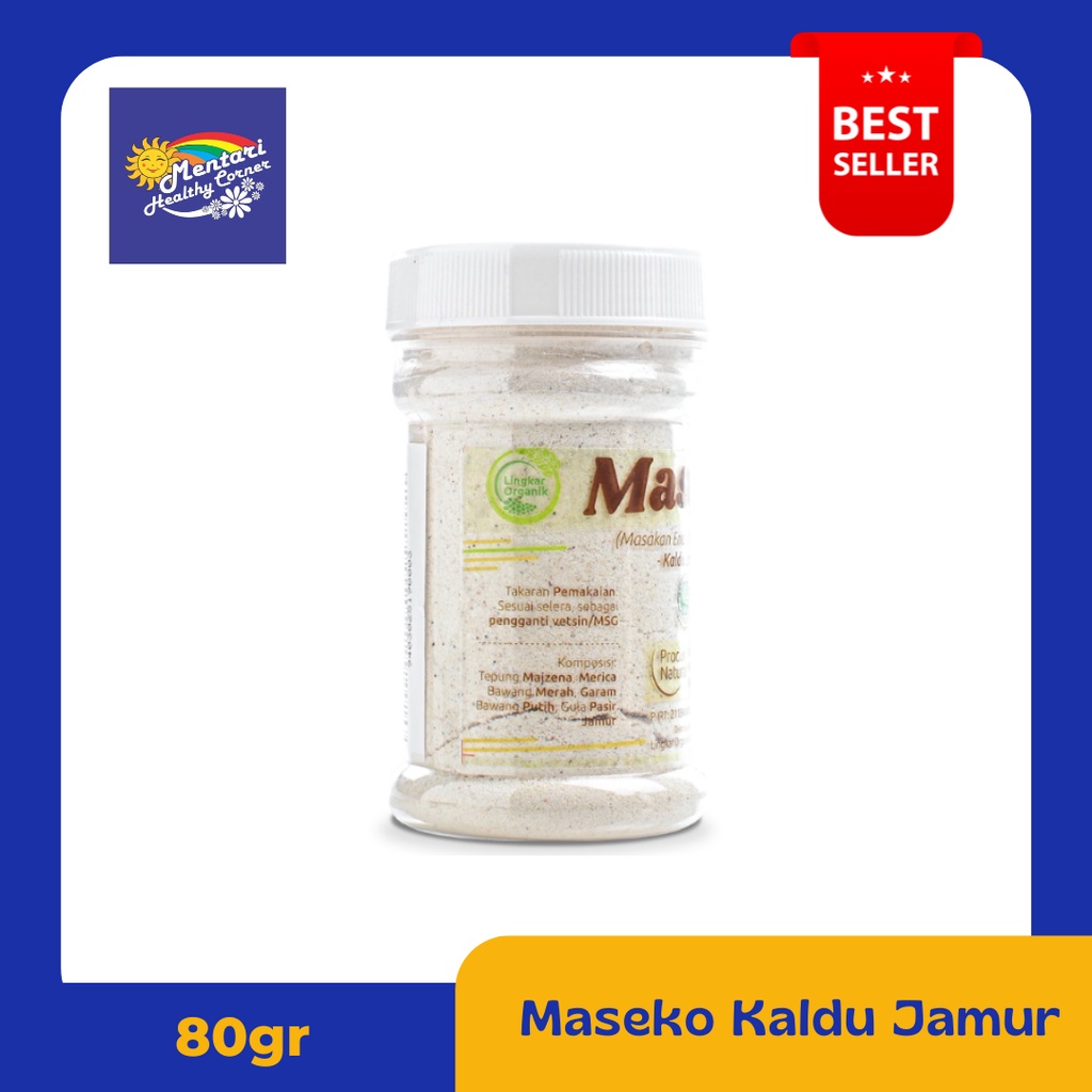 Lingkar Organik Maseko Kaldu Jamur Botol 80gr