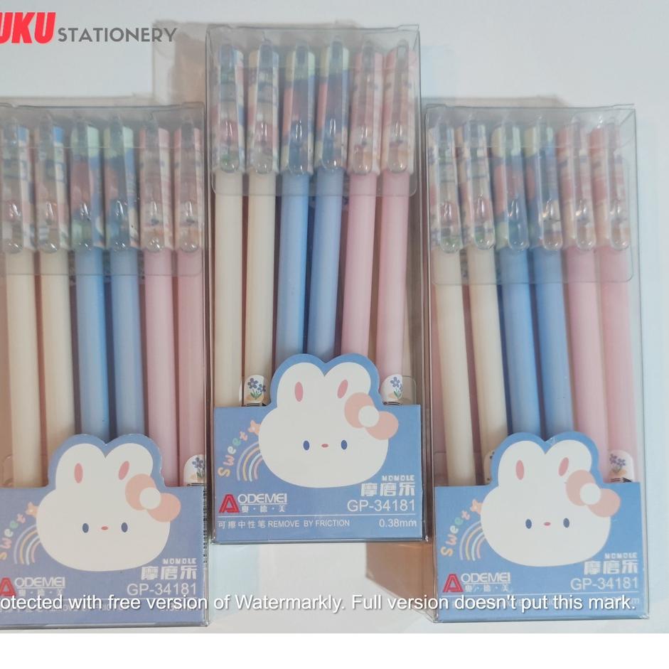 

Pasti Update Pulpen HAPUS Sweet Rabbit 34181 / 1pack Erasable Pen$