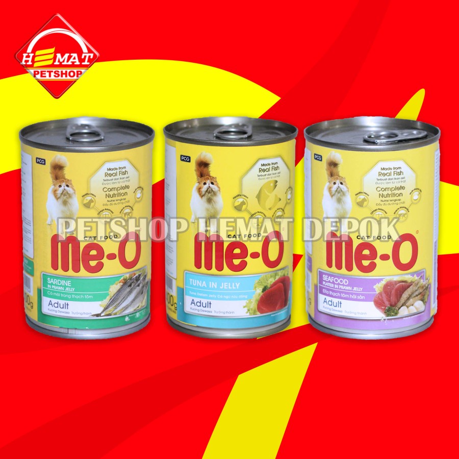 Meo kaleng 400gr makanan kucing 400 gr cat wet food cans