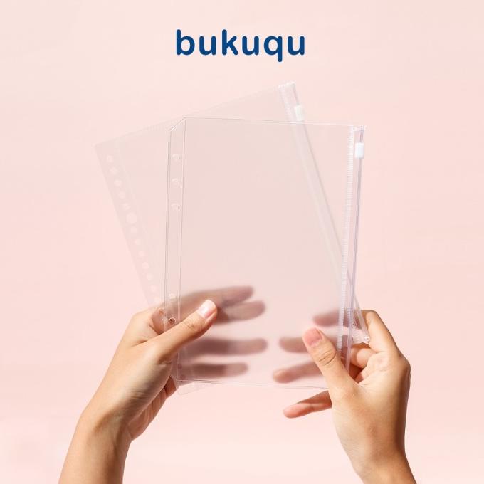 

Bukuqu Zipper Bag A5 - 20/6 Holes - Pocket Holder Untuk Binder