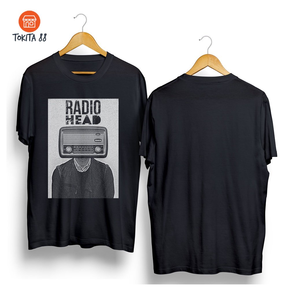 KAOS BAND RADIOHEAD - KAOS RADIOHEAD ORIGINAL DISTRO - KAOS MUSIK KATUN COMBED