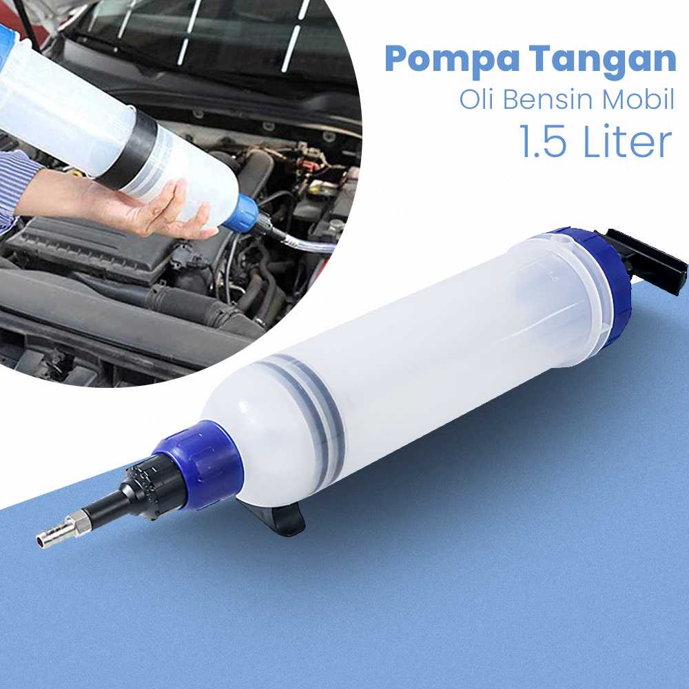 Pompa Tangan Transfer Oli Bensin Mobil Oil Extractor 1.5L