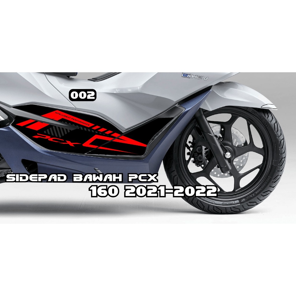 Sticker Vynil Tankpad Side Sidepad Bawah PCX 160 Bagian Samping Tidak Timbul - Aksesoris Pelindung B