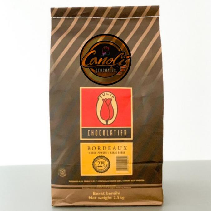 

Bordeaux Coklat Bubuk Tulip 2.5Kg | Bourdeux Cocoa Powder Chocolatier