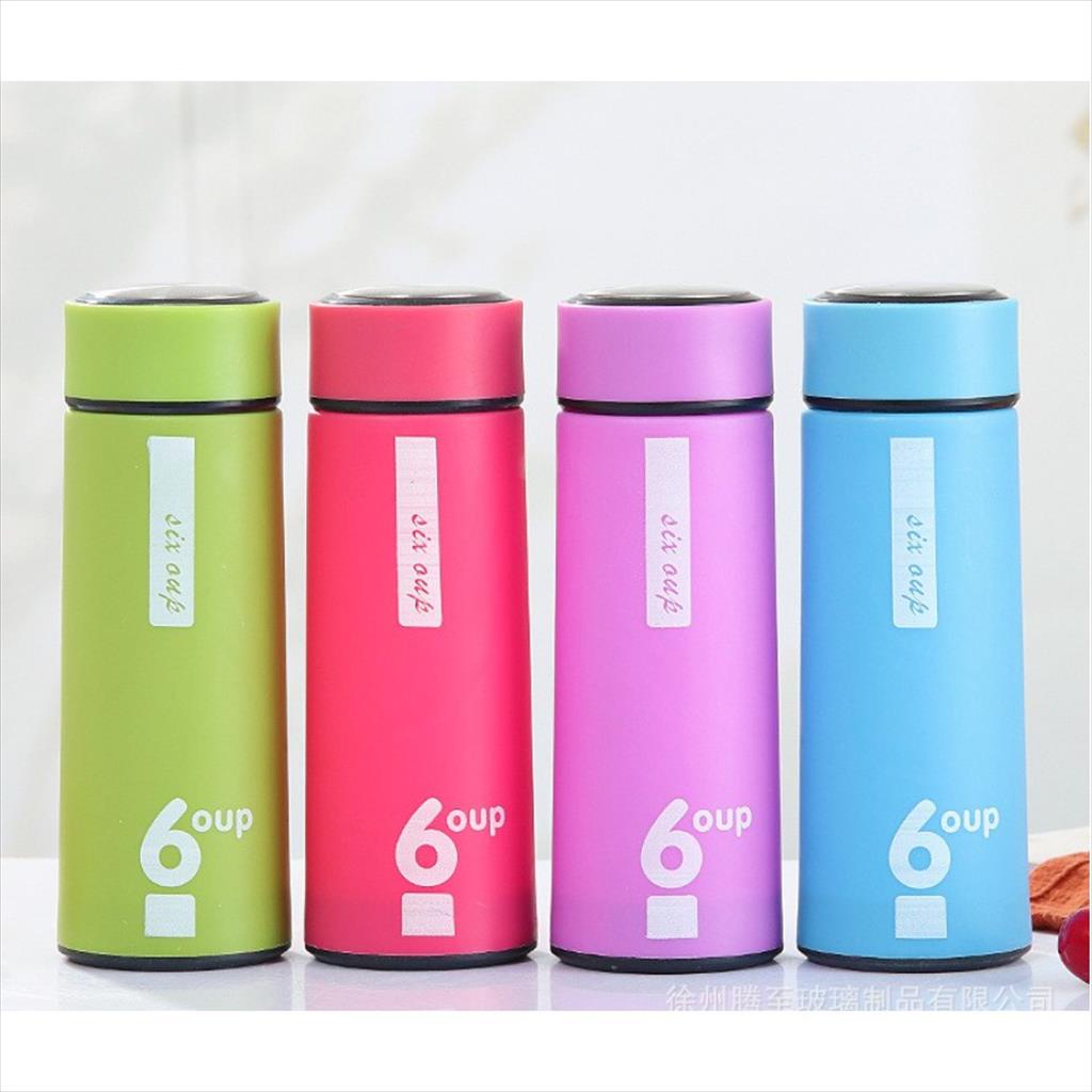 YA 236 - My Bottle Botol Kaca Minum (6 oup) Seri Polos Plain Warna Warni Tumbler Termos Unik BPA FREE Bahan Beling