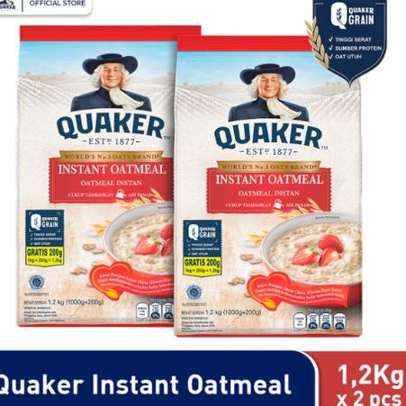 

➪ Quaker Instant Oatmeal 1200 gr - Twin Pack み