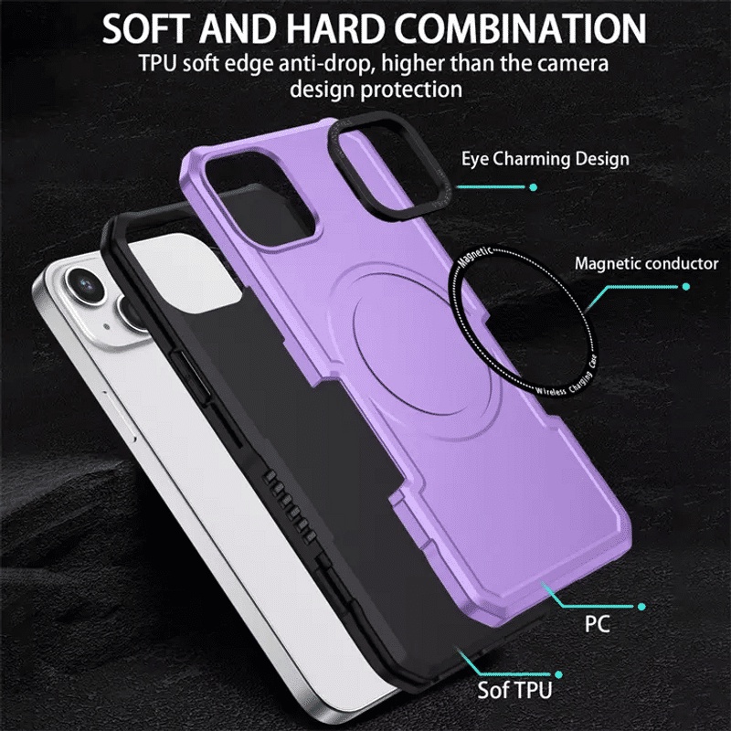 ANG Case Hp Anti Fall magsafe Magnetic wireless charging casing hp FOR IPhone IP 12 PRO MAX 12 PRO 12 11 PRO MAX 11 PRO 11