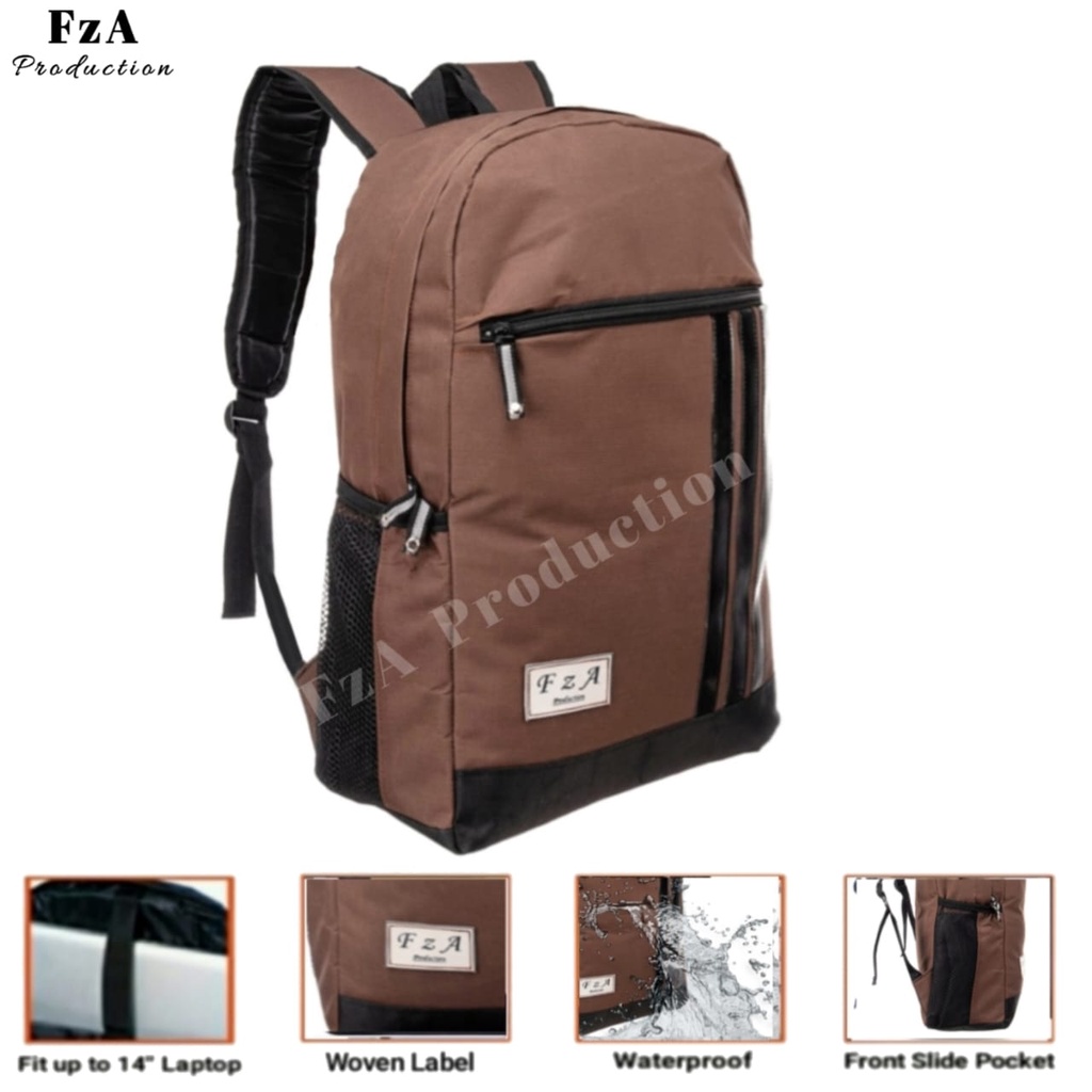 Tas Ransel Punggung Distro Casual Pria Wanita / Tas Ransel Laptop Sekolah Kuliah Bacpack Distro Original - FzA