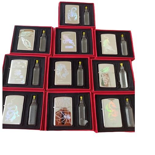 Terkini Korek Api Zippo Set Plus Minyak Zippo Siap Pakai Motif 2022