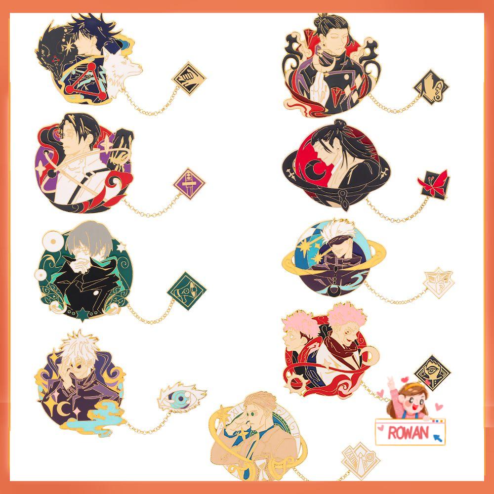 R-bunga Bros Peripherals Gaming Hadiah Perhiasan Enamel Pin