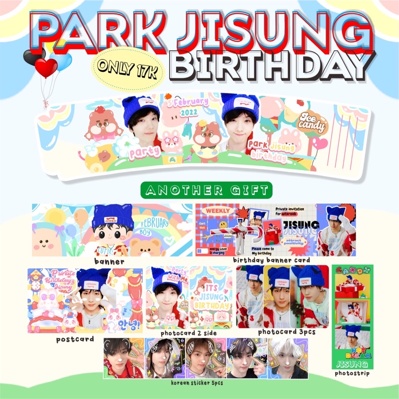 cupsleeve nct dream park jisung birthday package
