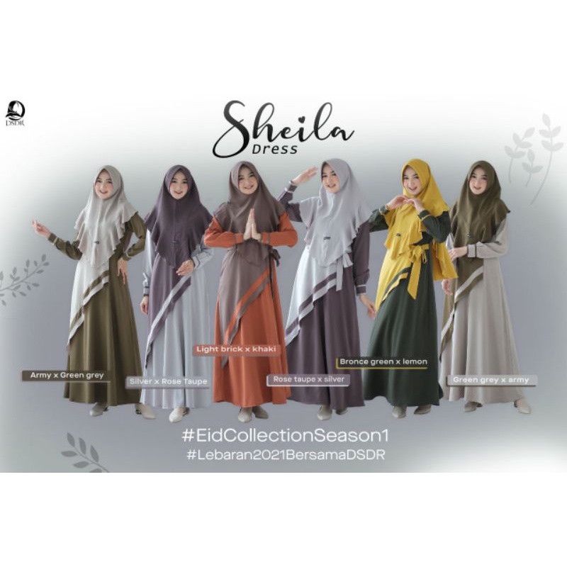 Gamis wanita muslimah/Sheila By DSDR