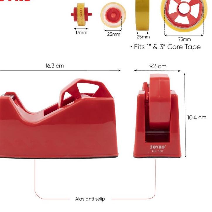 

☺☺» Tape dispenser TD 103 tempat selotip tape cutter 1