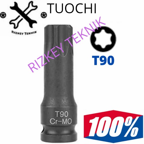 KEYCON Kunci Socket sock Impact L Bintang 6 T90 Dr 1/2" Travel Motor