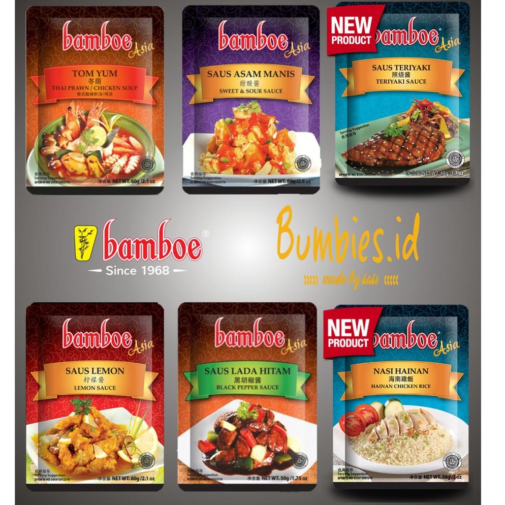 

ひ Bumbu Bamboe Asia 6 Varian Rasa | Bumbu Dapur | Bumbu Instan | Bumbu Masak saus tom yum lada hitam ッ