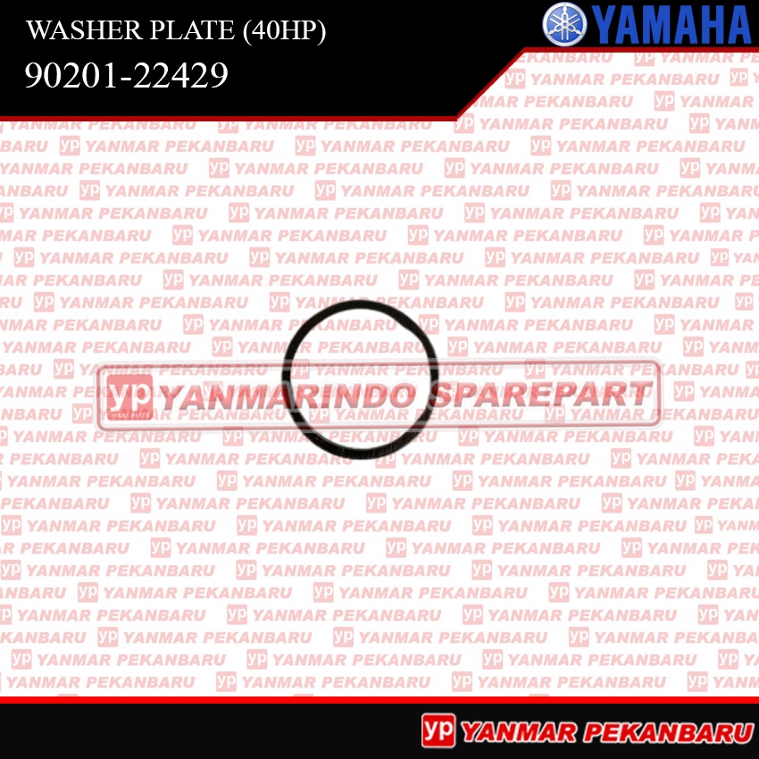 40HP WASHER PLATE 90201-22429 MESIN TEMPEL YAMAHA SPEED BOAT 40PK ORIGINAL ASLI
