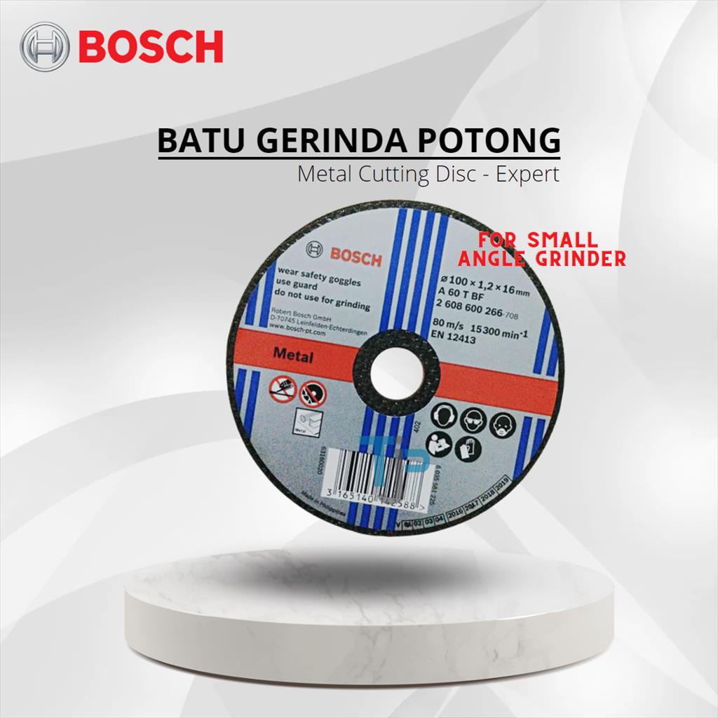 Batu Gerinda Potong - BOSCH Metal - Expert 100mm PN.2608600266