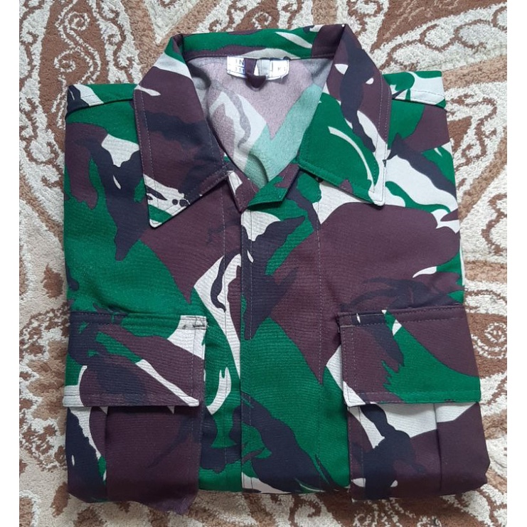 BAJU PDL TNI AD BAHAN VELBED WOL
