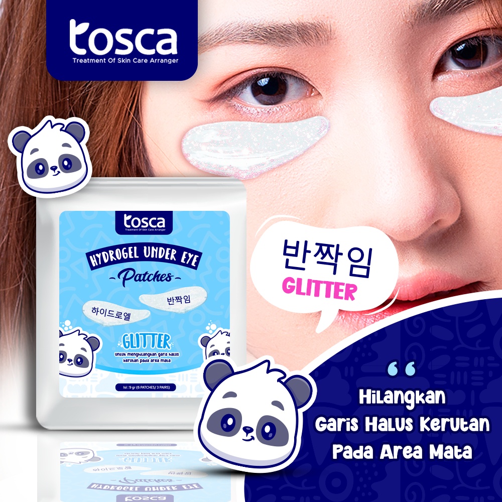 Masker Mata Tosca Hydrogel Under Eye Patches Eye Mask Masker Anti Mata Panda