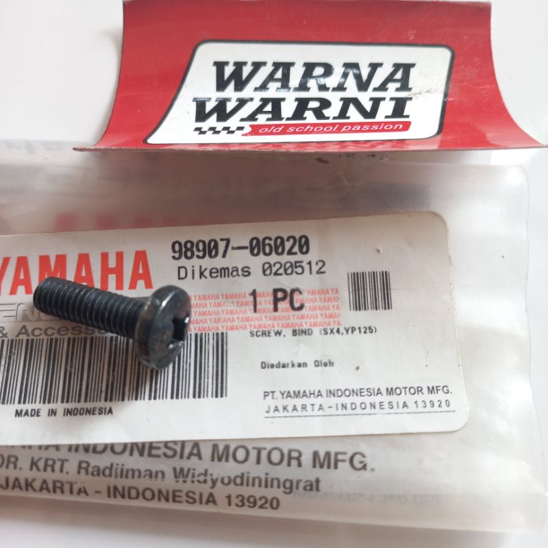 Baut baud legshield sayap dalam bawah Jupiter Lama Z burhan baud body scorpio Z | 98907-06020