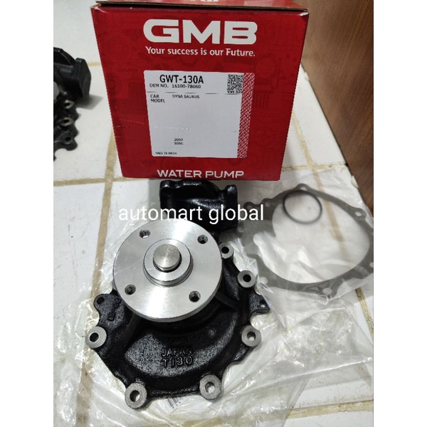 water pump pompa air Dutro 140Ht gmb asli Japan gwt-130a