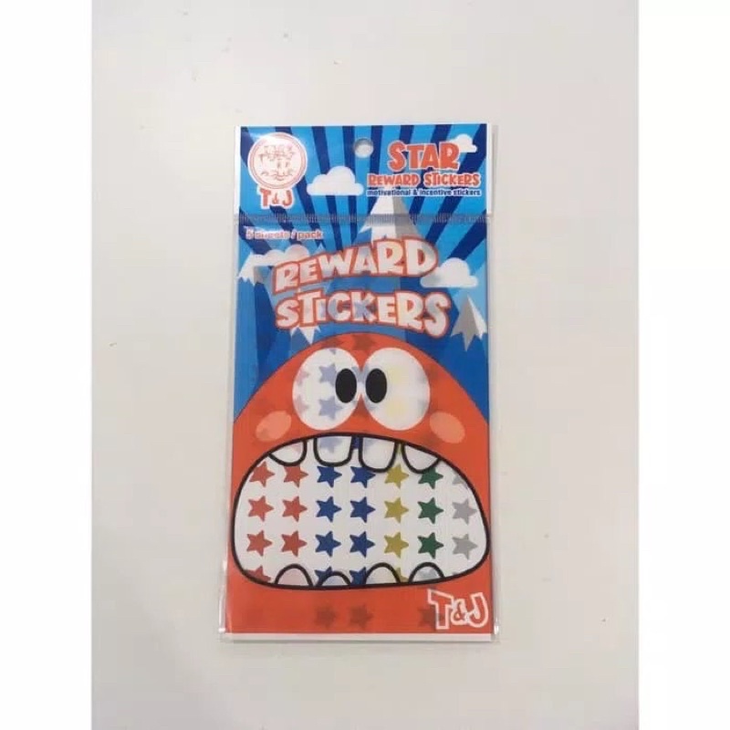 

KERTAS STICKERS/REWARD STICKER TOM&JERRY TJ STAR