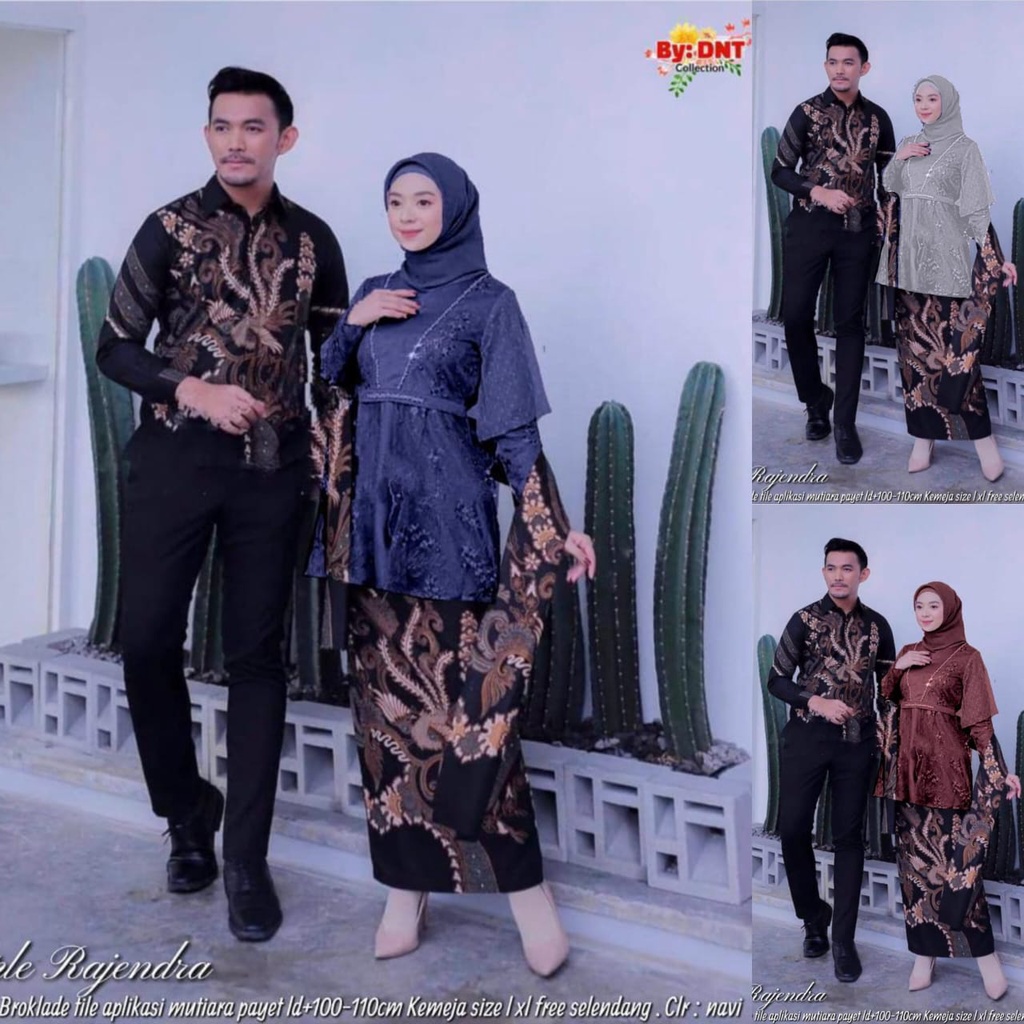 COUPLE RAJENDRA SETELAN BAJU COUPLE ORIGINAL BY DENITA SARIMBIT BATIK SETELAN BAJU KONDANGAN COUPLE 