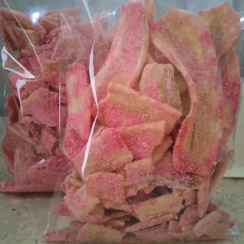 

Kripik Pisang strawberry 250 gr