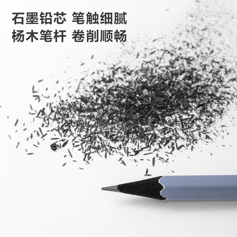 Nusign Graphite Pencil / Pensil 2B Warna Lucu Non Toxic NS724