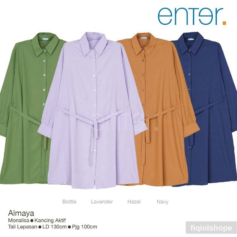 Enter Atasan Tunik Monalisa Almaya LD 130 Jumbo