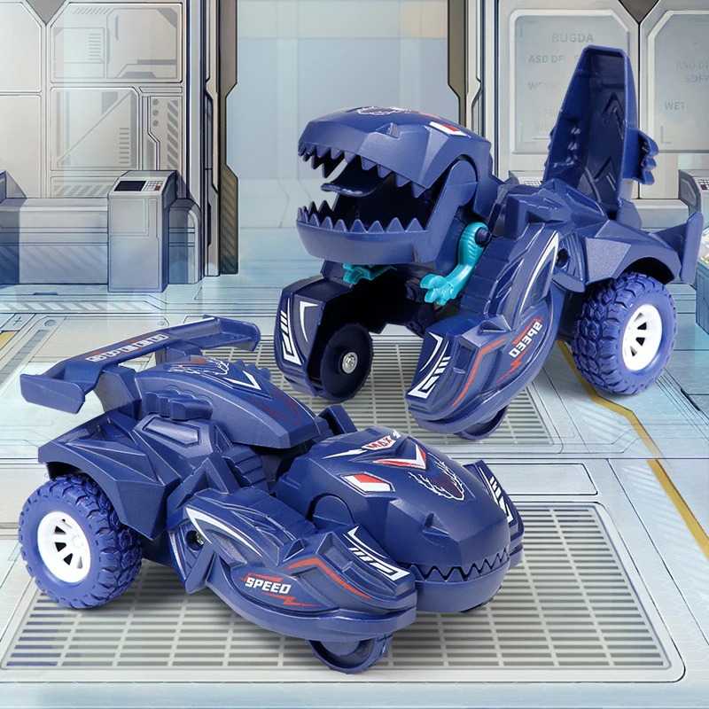 HoneyPo Mainan Mobil Berubah Bentuk Transforming Dinosaur Car - DC712 ( Mughnii )