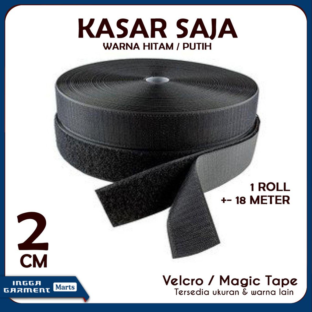 

VELCRO 2 CM MAGIC TAPE KASAR 18 METER