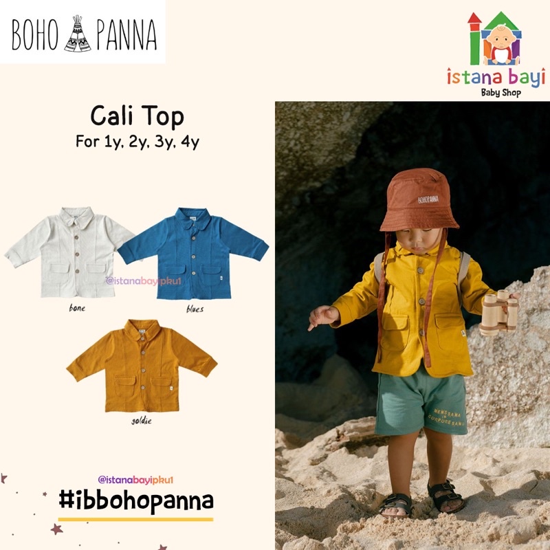 BOHOPANNA CALI TOP - ATASAN LENGAN PANJANG ANAK 1-10 TAHUN - JAKET ANAK