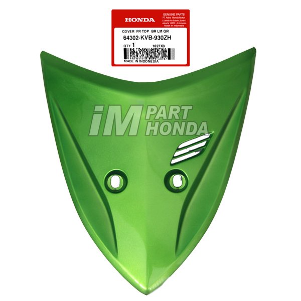 64302-KVB-930ZH Cover Front Top Panel Dasi Vario 110 CW Karbu Hijau
