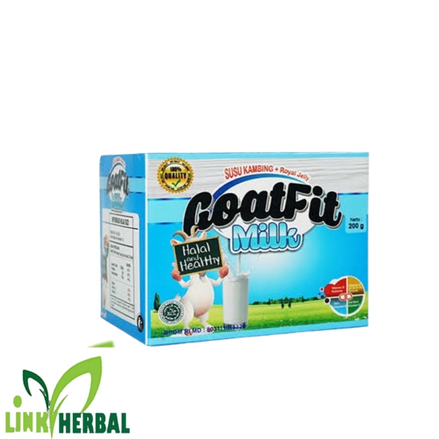 

Susu Kambing Etawa Plus Royal Jelly Goatfit Original | Goa Fit Original Per Box 10 Sachet