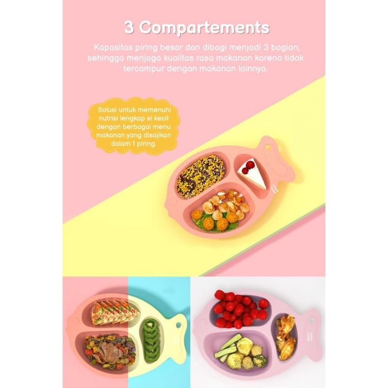 Moro-Moro Small Fish Plate MFP2230 — Tempat Makan Anak
