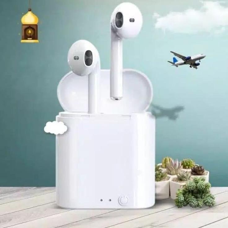 Pusat Original Headset Bluetooth i7S TWS Handsfree Bluetooth i7S TWS Earphone i7S TWS Bluetooth