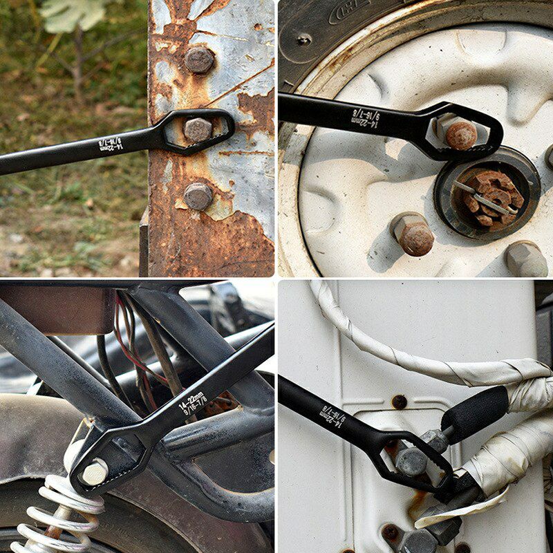 KUNCI RING UNIVERSAL DOUBLE HEAD WRENCH ADJUSTABLE KUNCI RING MULTI ZISE KUNCI RING PAS MULTI SIZE
