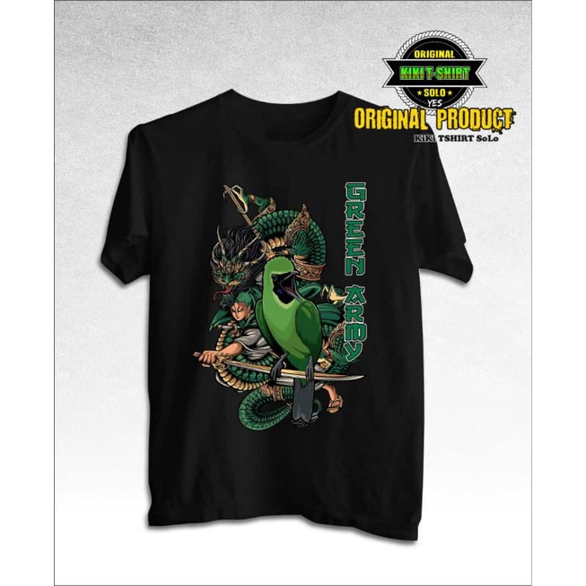 Kaos cucak ijo naga