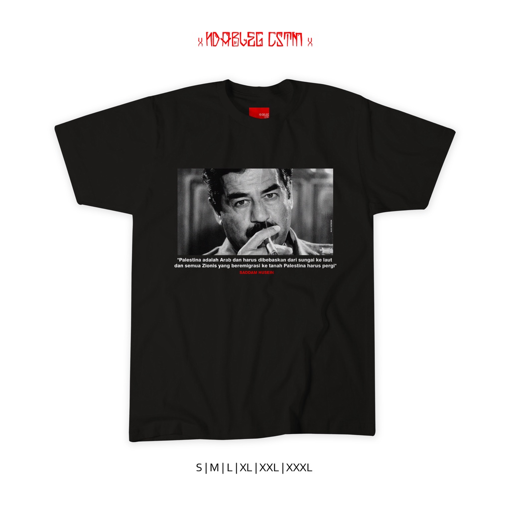 KAOS TOKOH SADDAM HUSEIN KAOS SADAM HUSEIN